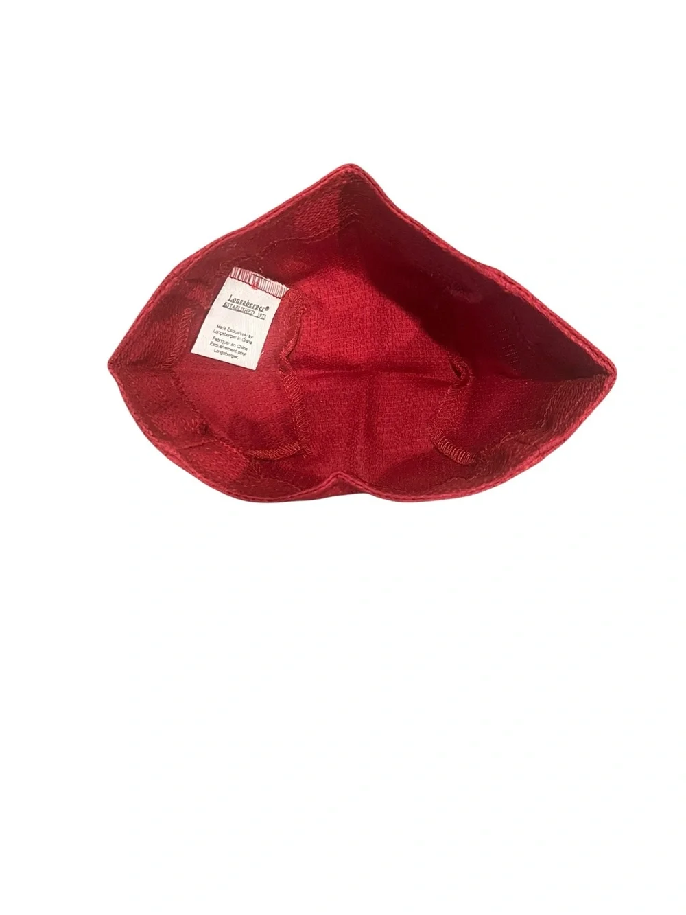 Longaberger 2011 Tree Trimming Basket Fabric Liner Paprika #24057 - Lot of 2